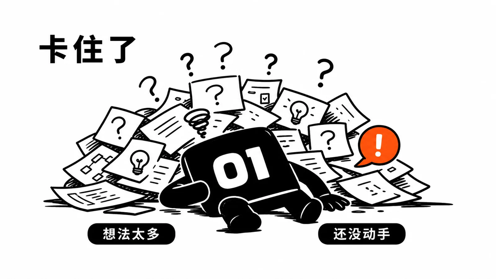 01 操作员被想法和问题卡住